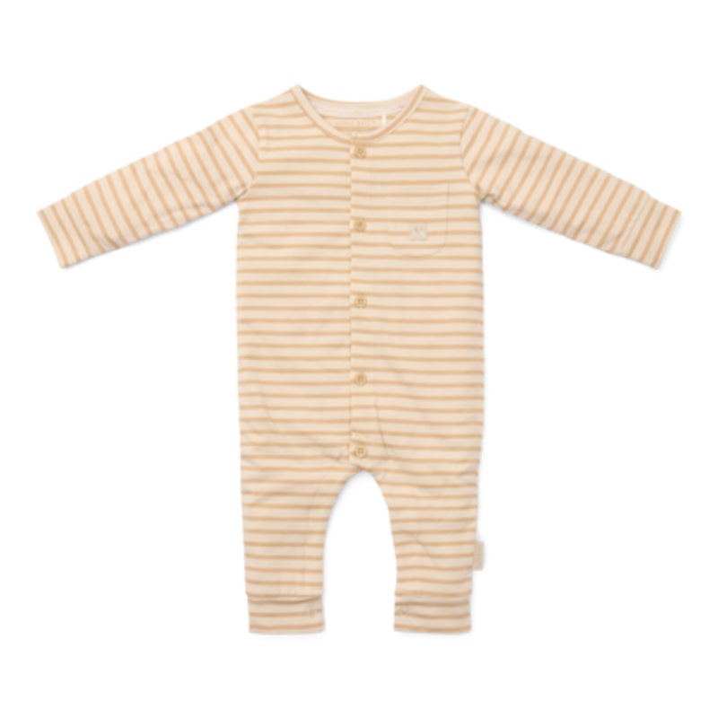 One-piece Pyjamas Natural Stripes 50/56