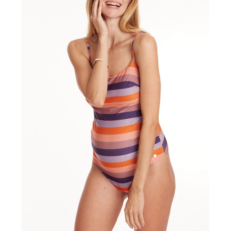Maternity swimsuit Rainbow orange S