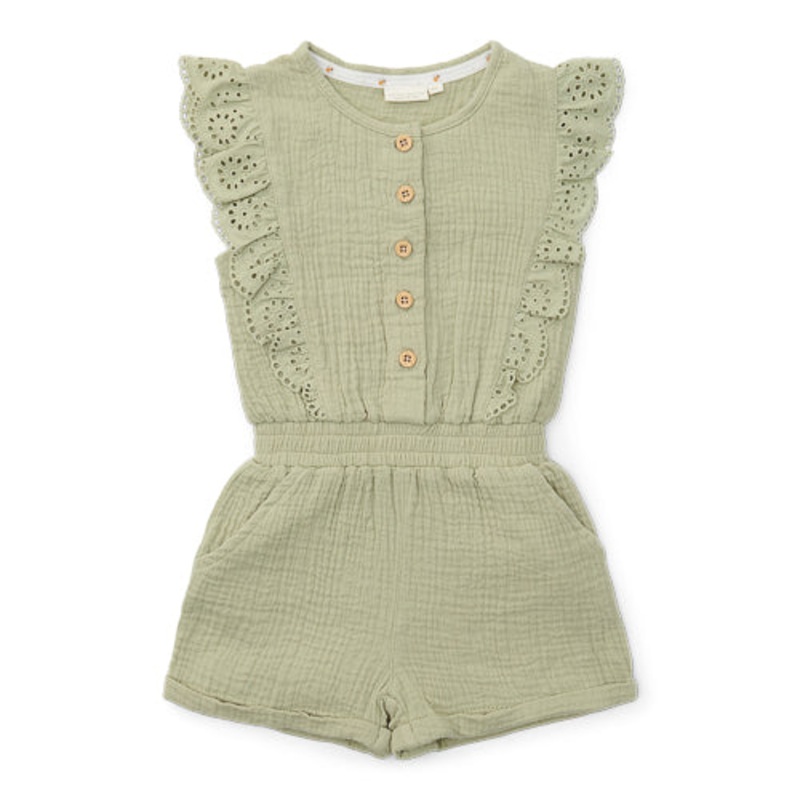 Sleeveless jumpsuit Grass Green 74