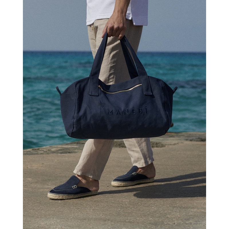 Canvas La Havana Weekend Bag - Patriot Blue