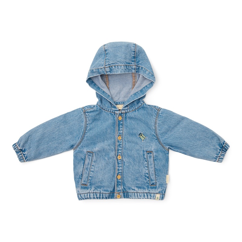 Hooded Denim Cardigan 74