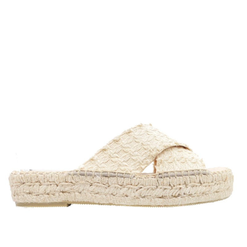 Women's Double Sole x Bands Sandals Natural 36