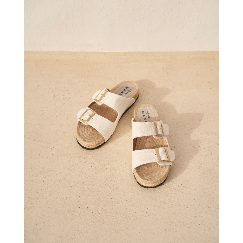 Women's Organic Hemp Nordic Sandals La Havana - White 36