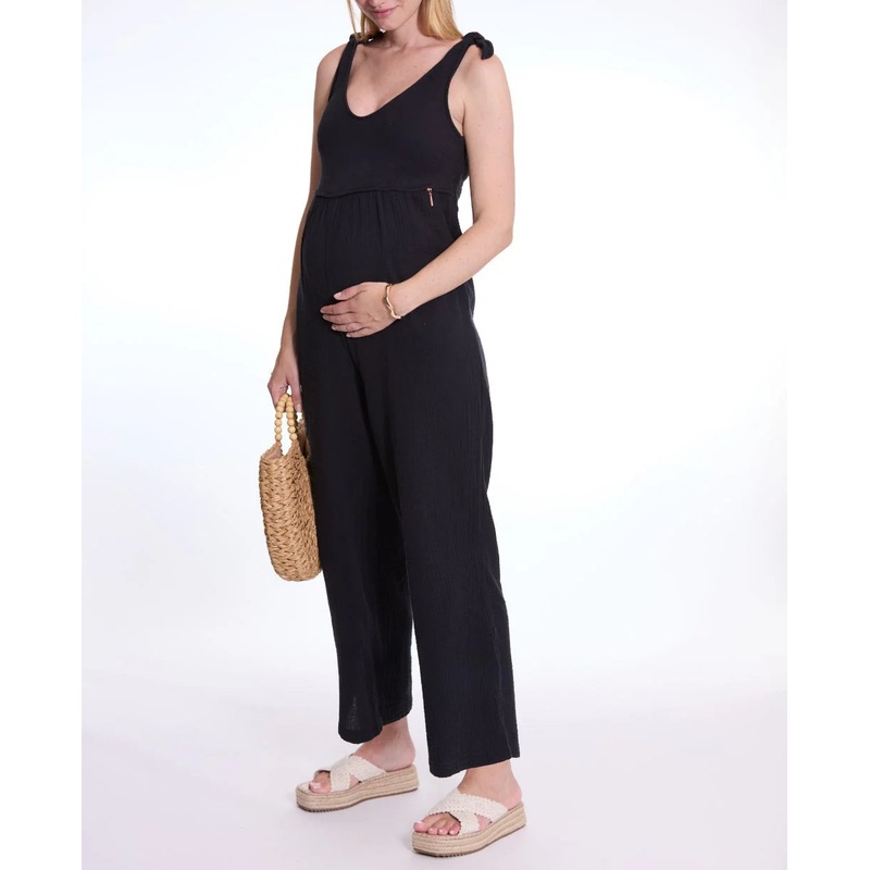 Canyon Black Pregnancy and Nursing Suit S