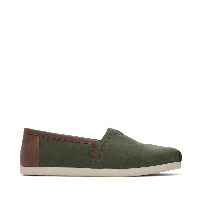 Men's Alpargata Dark Sage Green Synthetic Trim 39