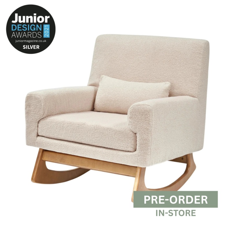 Serena Rocking & Nursing Chair Boucl Biscuit Boucl