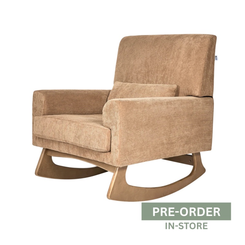 Serena Rocking & Nursing Chair Corduroy Caramel Corduroy