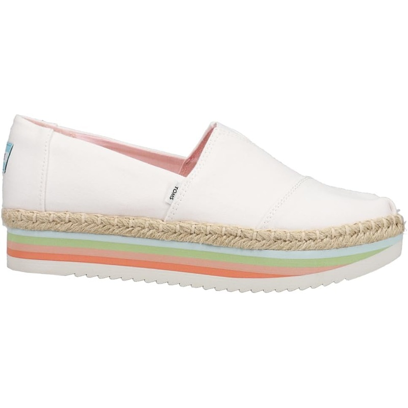 Women's Alpargata High Platform White 38.5