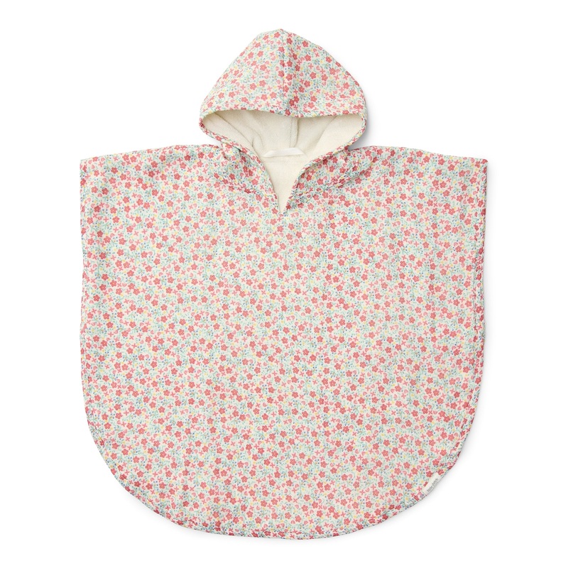 Beach Poncho - Sunny Flowers Multicolour