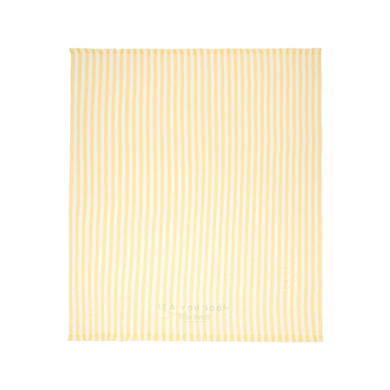 Beach Towel - Sunny Yellow Stripe