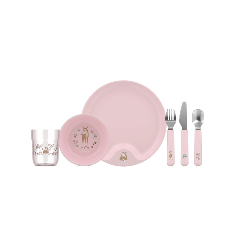 Children's Dinnerware 6-piece Set - Fairy Garden