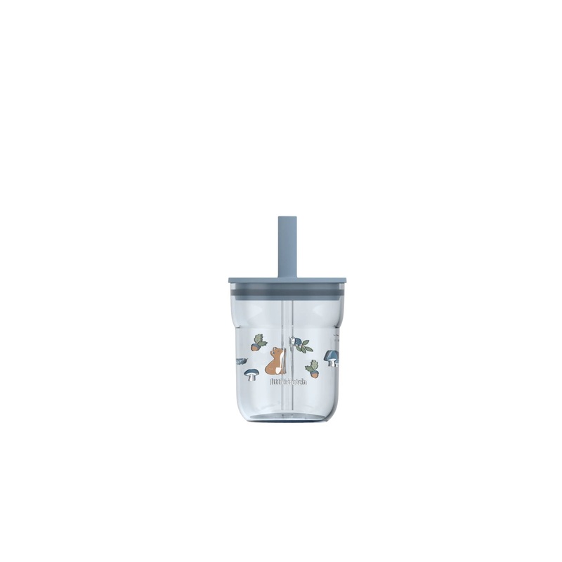 Children's Glass with Straw - Forest Friends