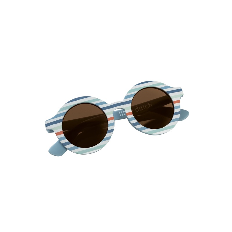 Children's Round Sunglasses - Blue Stripes