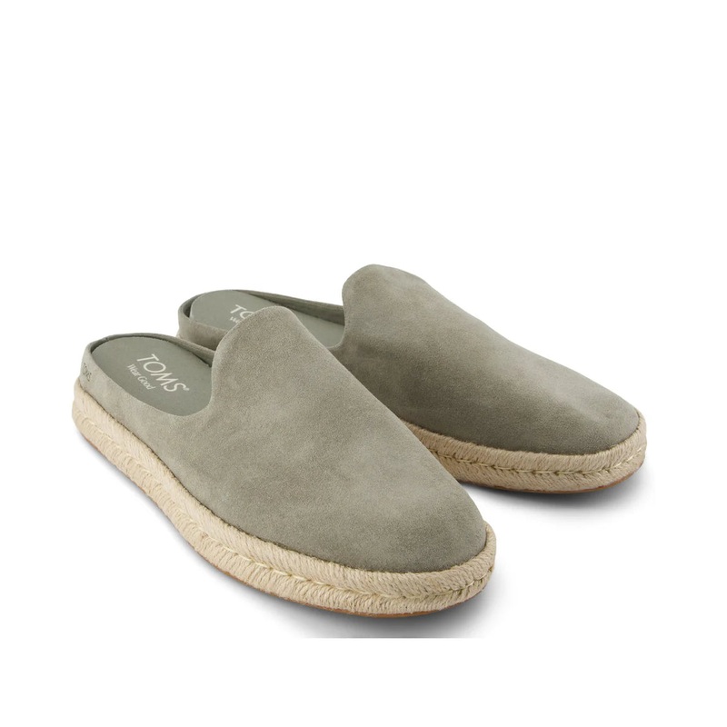 Men's Santiago Mule -  Vetiver Grey Suede 39