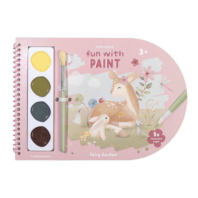 Paint Book - Fairy Garden