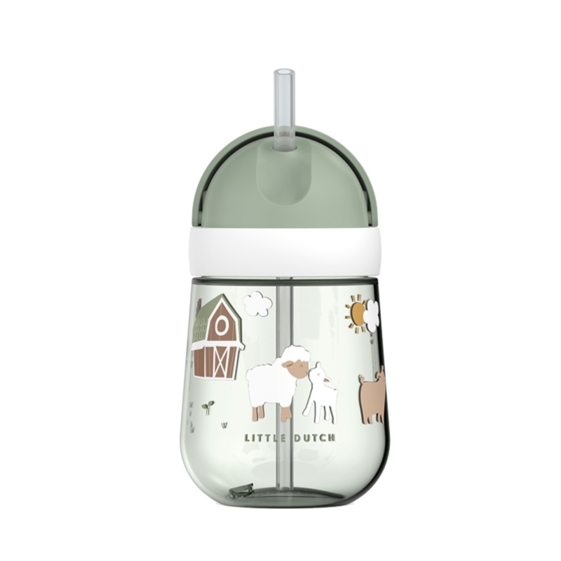 Straw Cup Little Farm 300ml