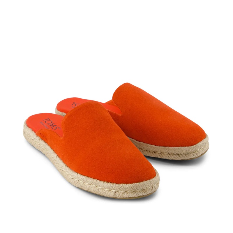 Women's Santiago Mule - Flame Suede 35.5