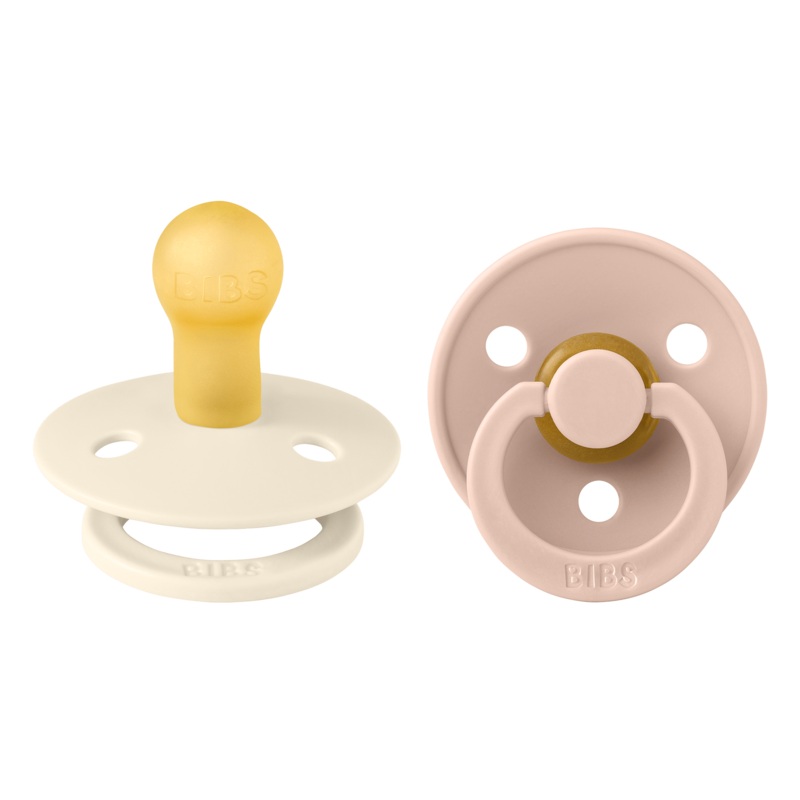Bibs Dummy - Ivory & Blush 1