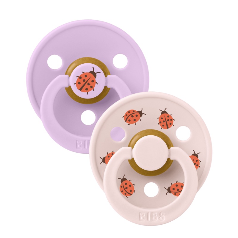 Bibs Dummy Studio Ladybug Latex - Violet Sky Mix 1 (0-6m)