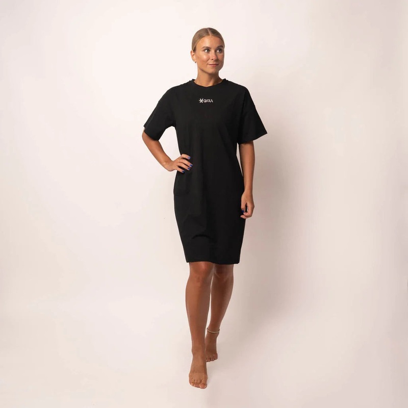 Black T-Shirt Dress XS