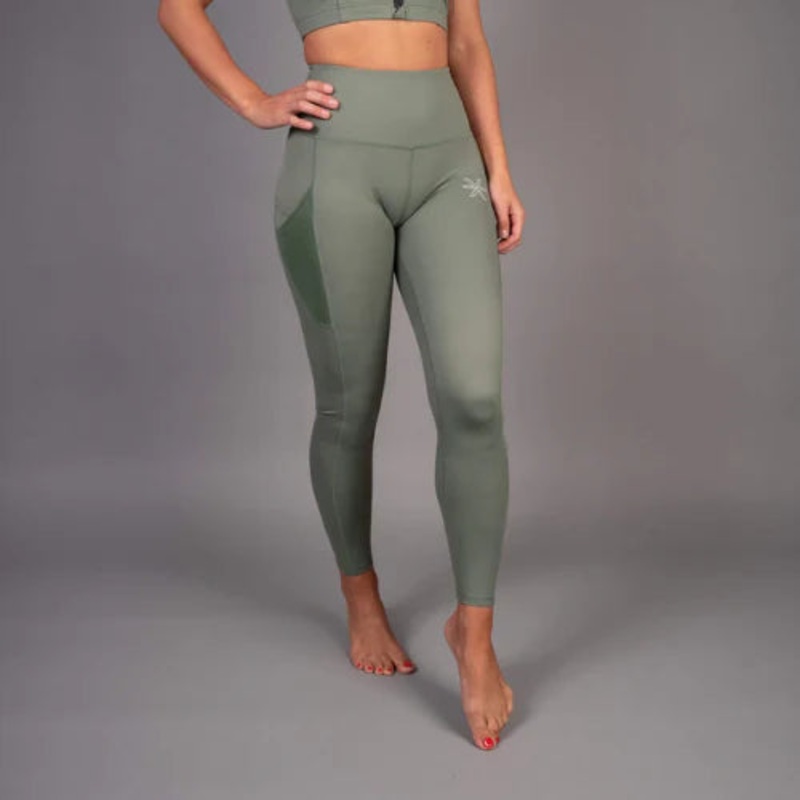 Khaki Empower Pocket Tights L