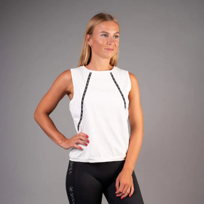 White Identity Tank Top M