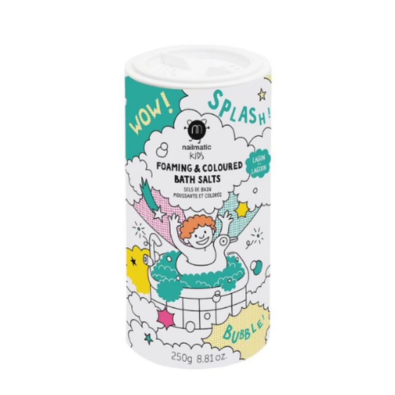 Bath salt blue