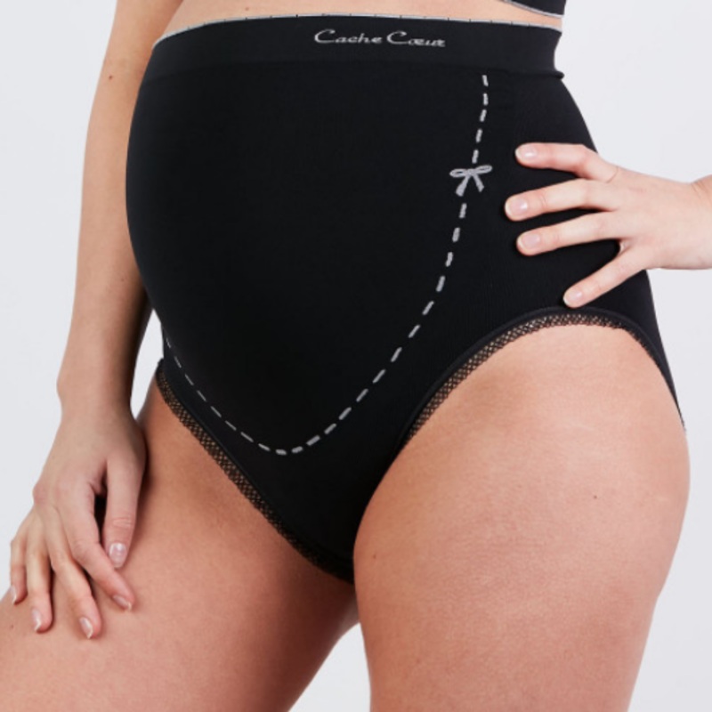 Maternity seamless  brief - Illusion - Black S