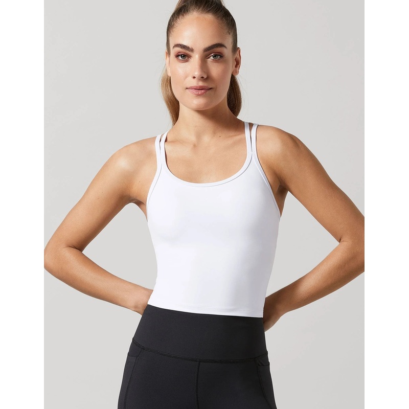 Monica Bright White Top XS