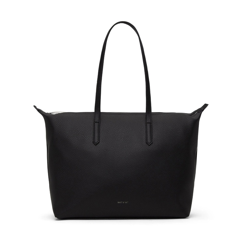 Abbi Vegan Tote Bag - Purity Black