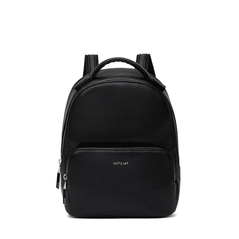 Carosm Small Vegan Backpack - Sol Black