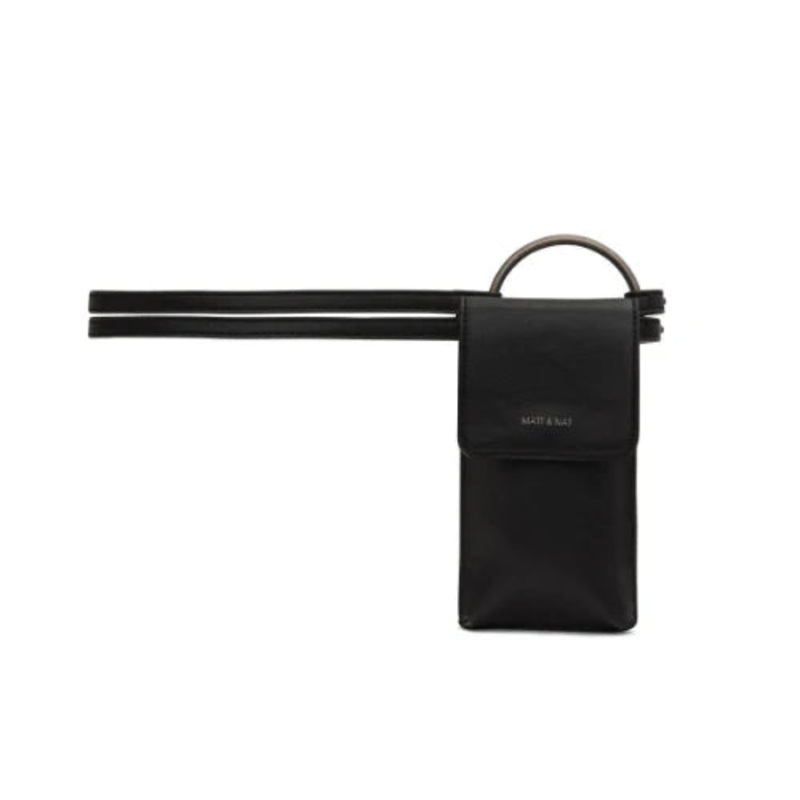 Lola-Vintage Belt with Cell Phone Pouch - Black S