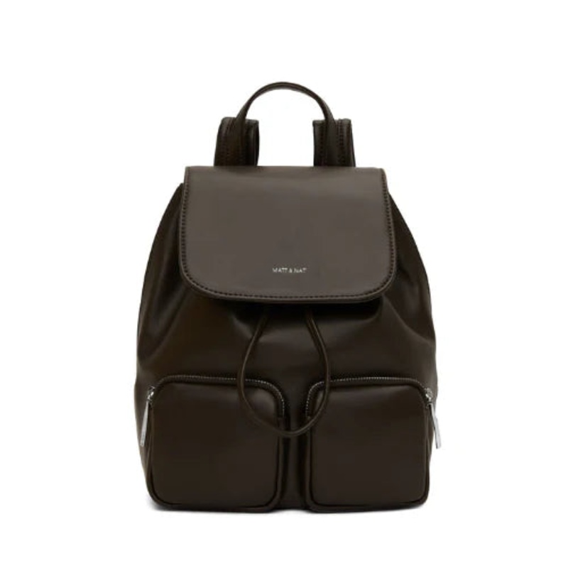 Tatum Vegan Backpack - Loom Espresso