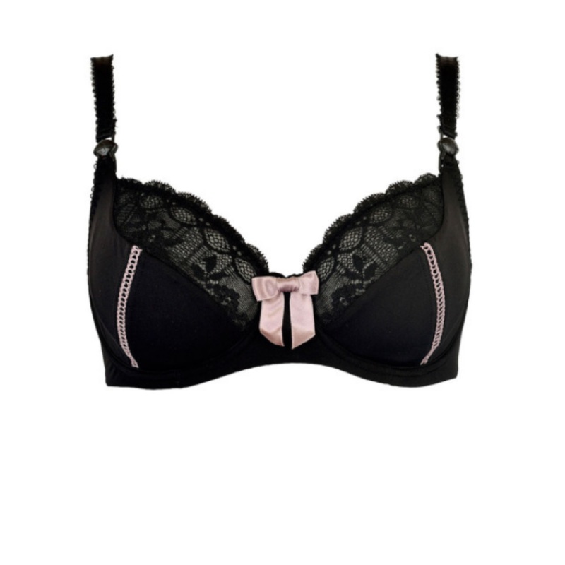Maternity and breastfeeding  bra - Lisa - Black 75B