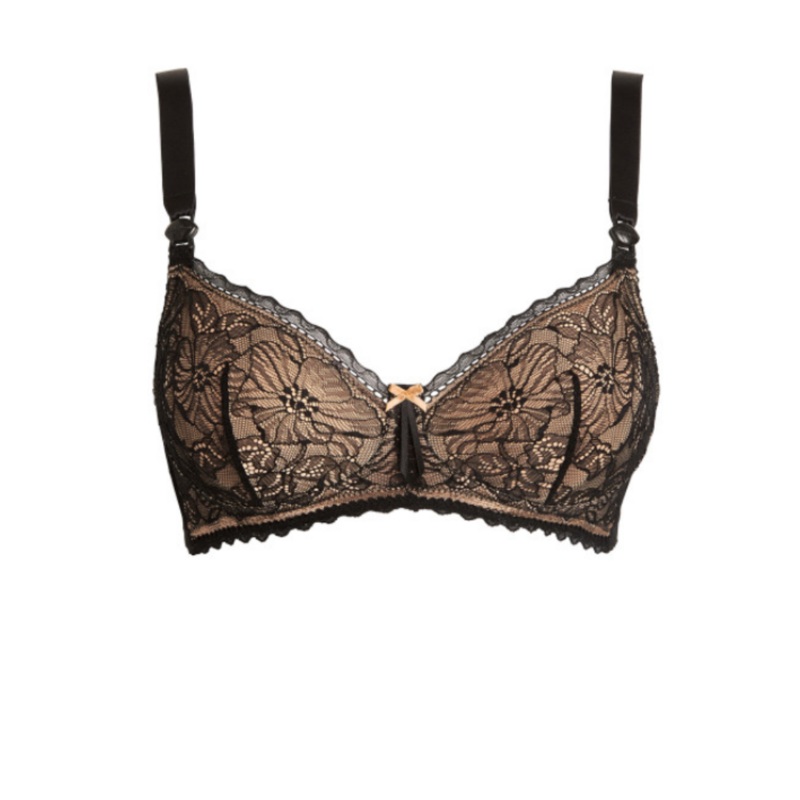 Maternity and nursing bra - Iris - Black 80B