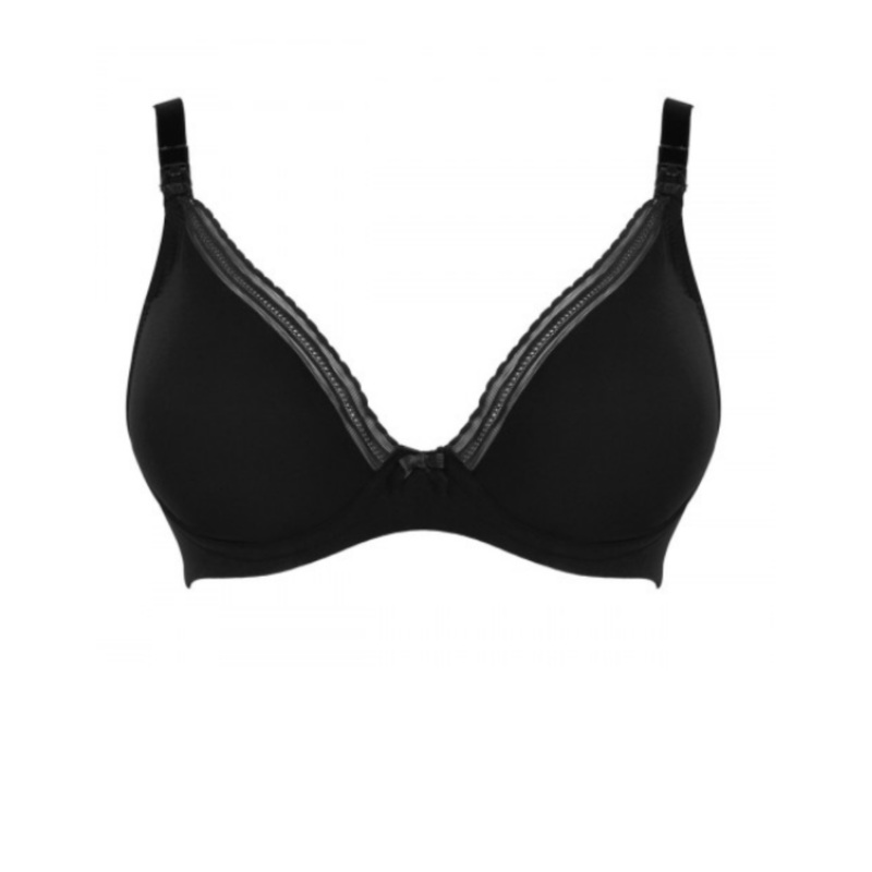Maternity and nursing breastfeeding bra - Milk Black 70B