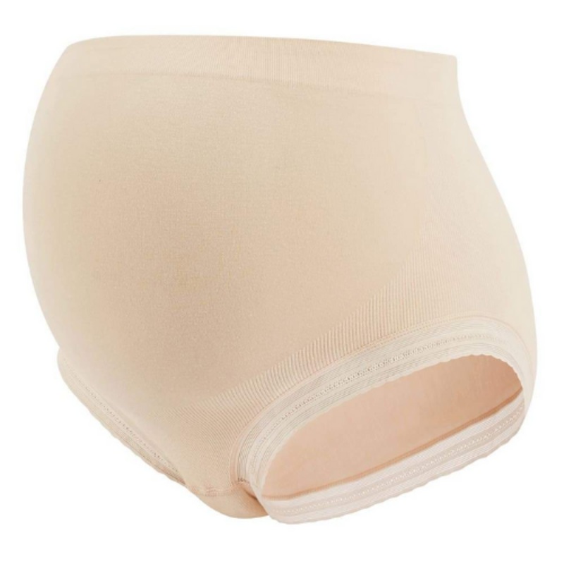 Seamless Maternity High Waist Brief Milk Blush S