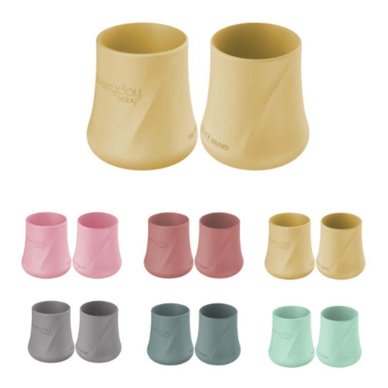 Silicone Cup 2-pack Purple rose