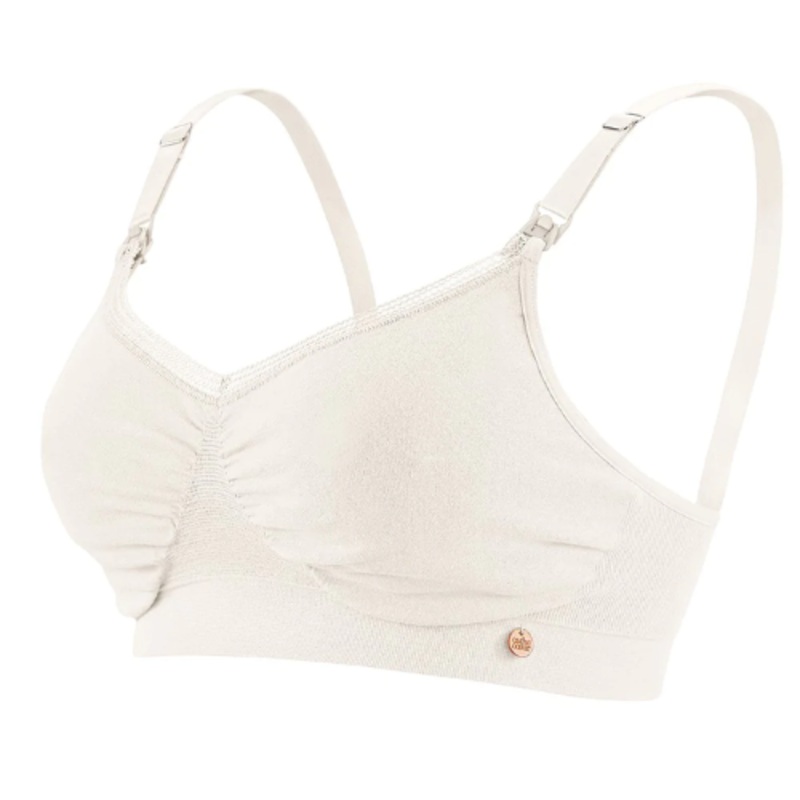 Organic pregnancy and nursing bra natural S