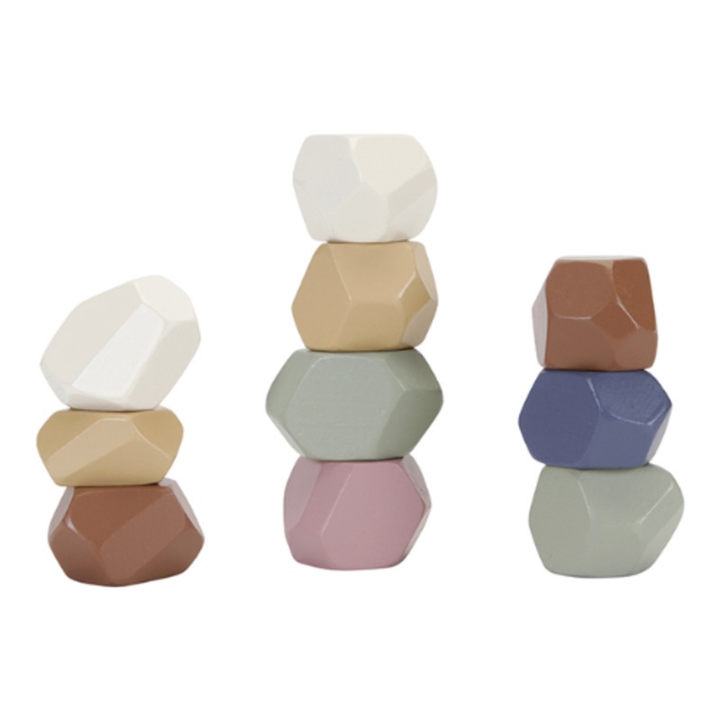 Vintage Wooden Rocking stones