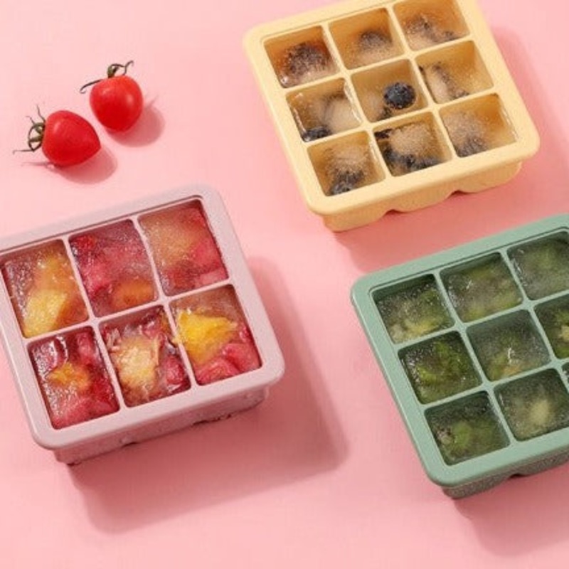 Haakaa Baby Food and Breast Milk Freezer Tray (6 Compartments) Banana