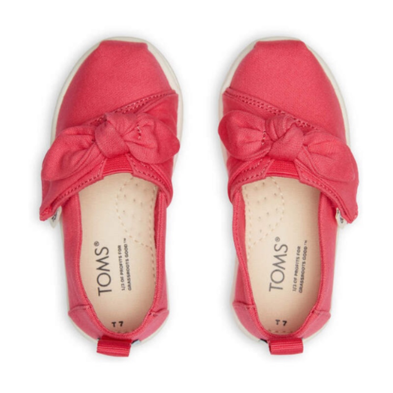 Tiny Alpargata Bow Raspberry 21