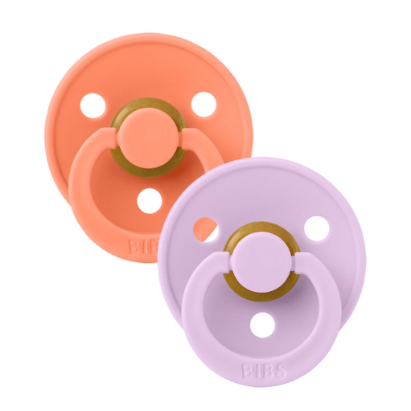 Bibs Dummy Papaya & Violet Sky 1