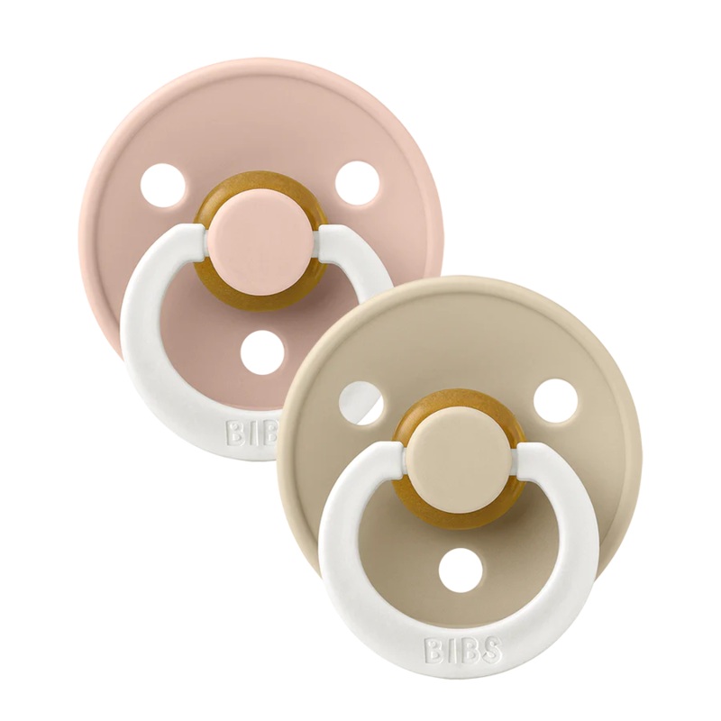 Bibs Glow-in-the-Dark Dummy Blush & Vanilla 1