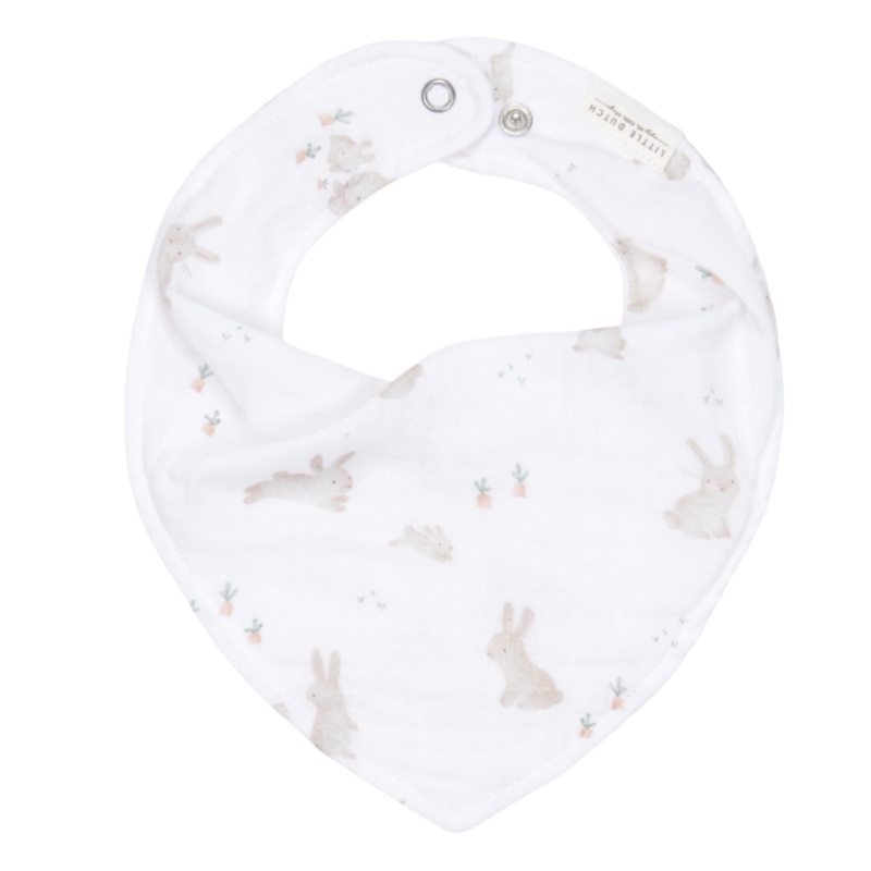 Bandana Muslin Bib Baby Bunny