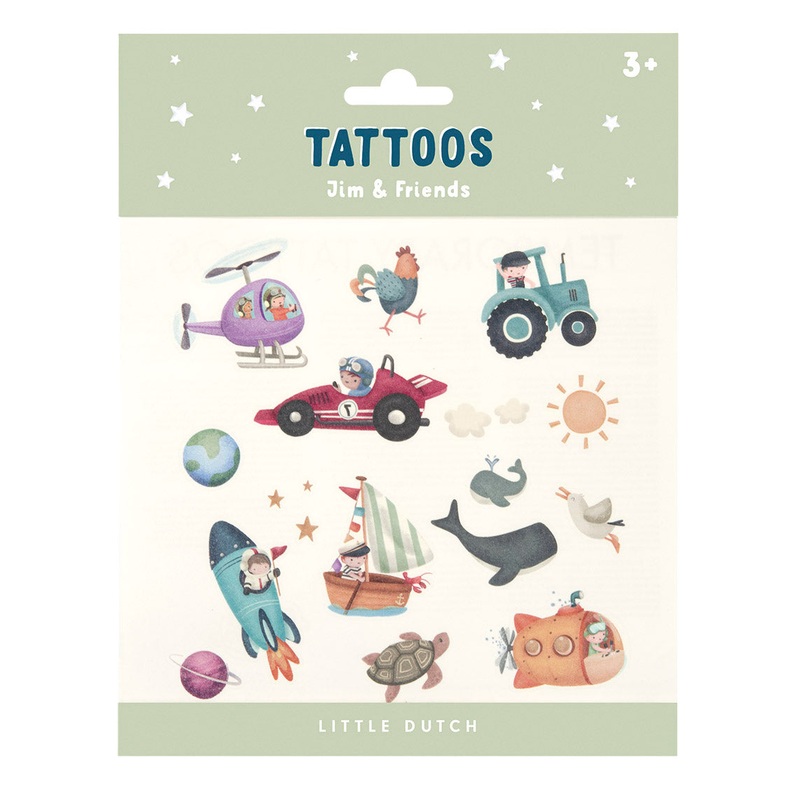 Tattoos "Jim & Friends"