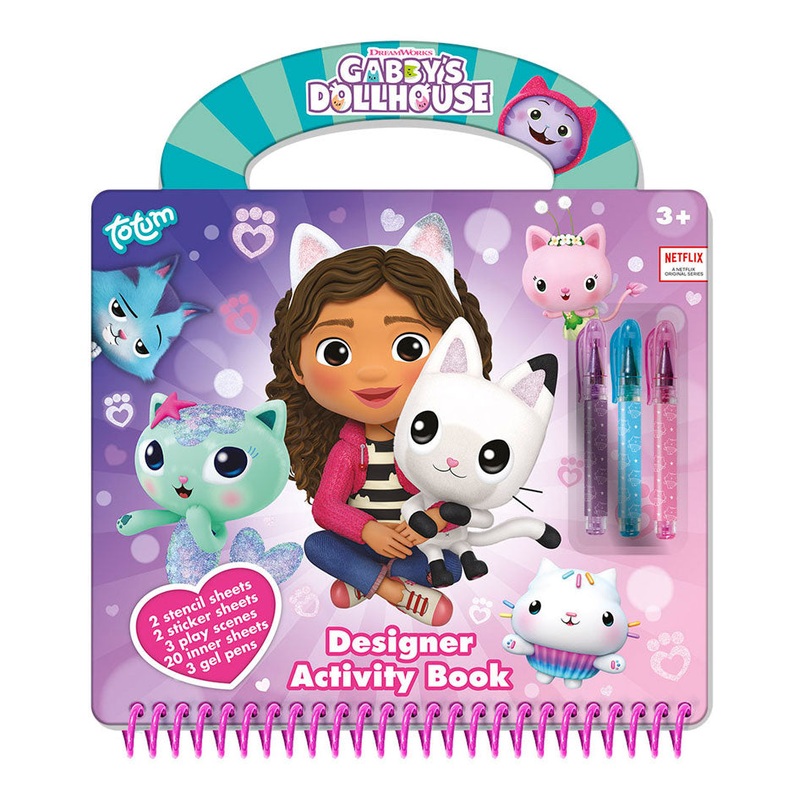Totum Gabby's Dollhouse - Designer Activity Book