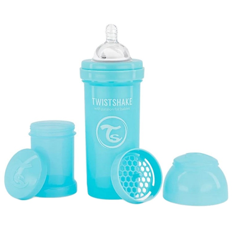 Anti-Colic Baby Bottle 260ml Twistshake Pastel Blue