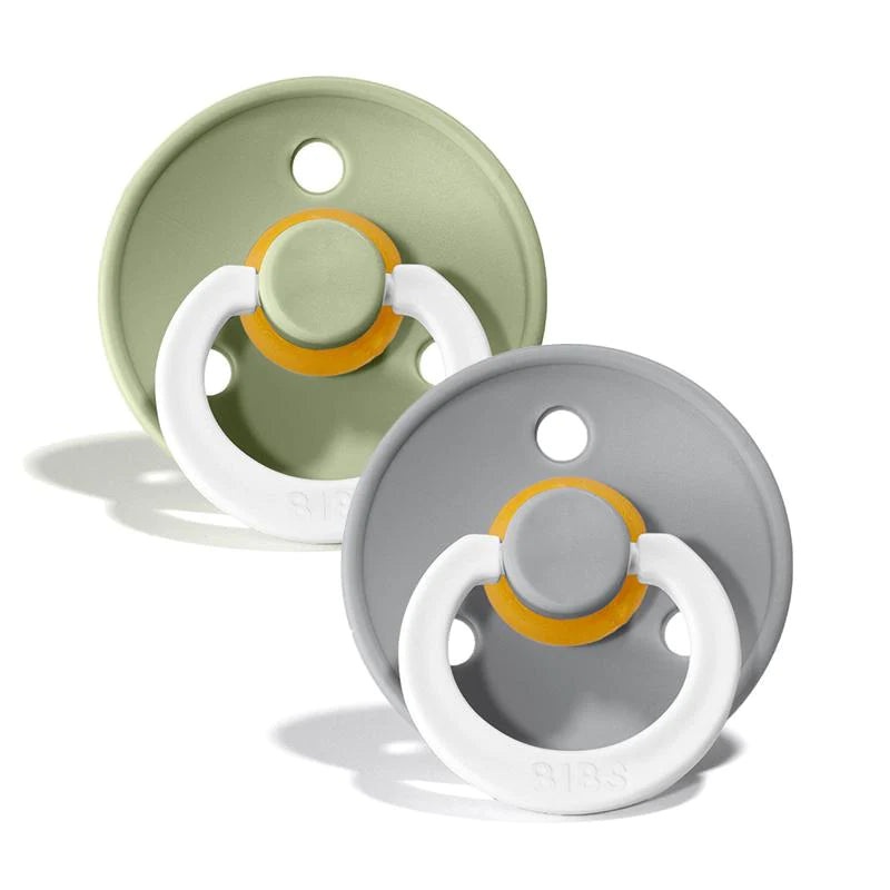 Bibs Glow-in-the-Dark Dummy - Sage & Cloud 1