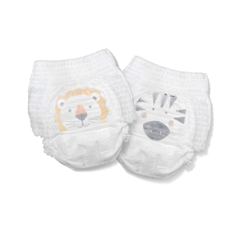 Eco Nappy pants, size 5 Zebra & Lion 12-17kg (20 pack) Pack (20)